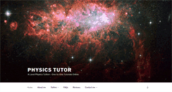 Desktop Screenshot of physicstutor.co.uk