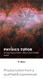 Mobile Screenshot of physicstutor.co.uk