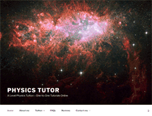 Tablet Screenshot of physicstutor.co.uk